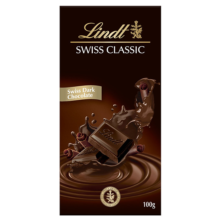 Socola Lindt Swiss Classic Đen (100g)
