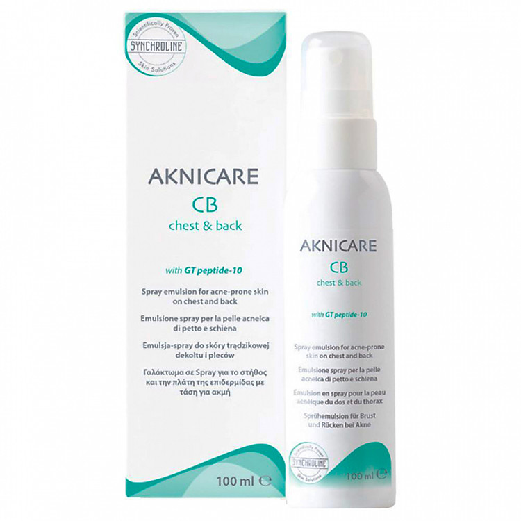 Chai Xịt hỗ trợ điều trị Mụn Vùng Lưng Ngực (50 ml) Aknicare CB Chest Back