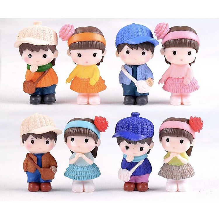 Mô hình cặp đôi đi học(4 mẫu)