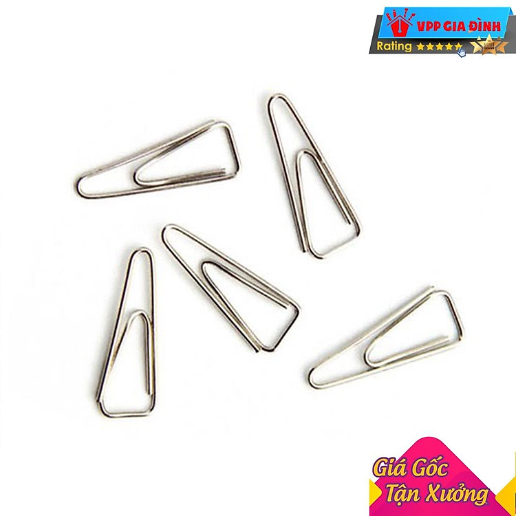 1 Cái Gim Kẹp Giấy Và Tài Liệu (Gim Cài Tam Giác)