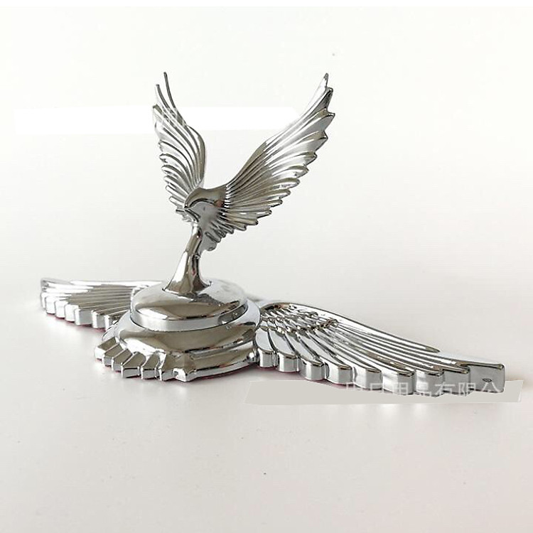 Logo cánh chim nổi 3D dán capo xe ô tô
