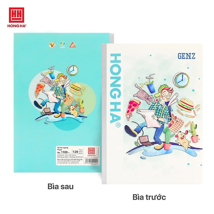 Vở kẻ ngang Hồng Hà 120 trang (Gáy vuông ép keo) - Ảnh 7