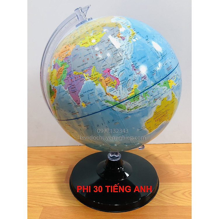 Địa cầu trái đất - giá đỡ nhựa, đế nhựa