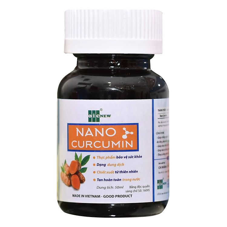 Thực phẩm bảo vệ sức khỏe Dung dịch Liquid Nano Curcumin OIC