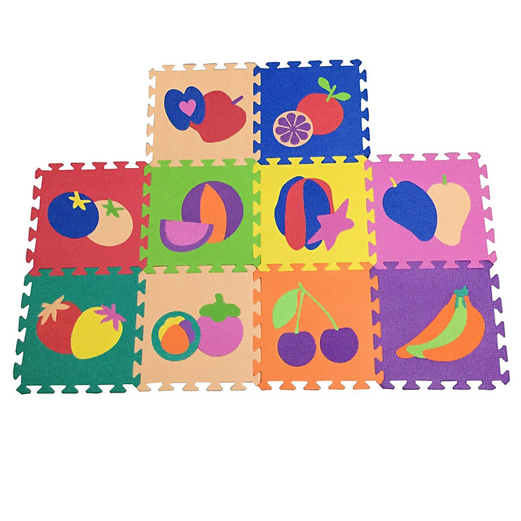 Bộ 10 tấm thảm xốp ECOBABY cho bé Chính hãng Giá tốt - Hình ảnh 2