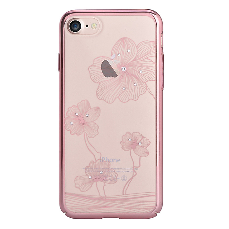 Ốp Lưng Iphone 7 Coma Crystal Flora 360