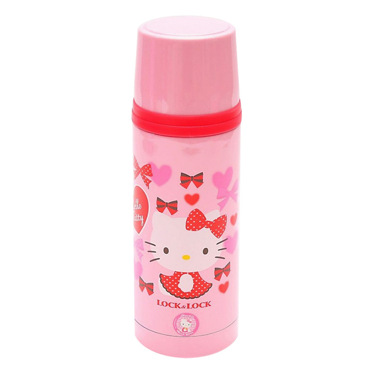 Bình Giữ Nhiệt Hello Kitty Dot Revon Lock&Lock HKT322P (350ml)