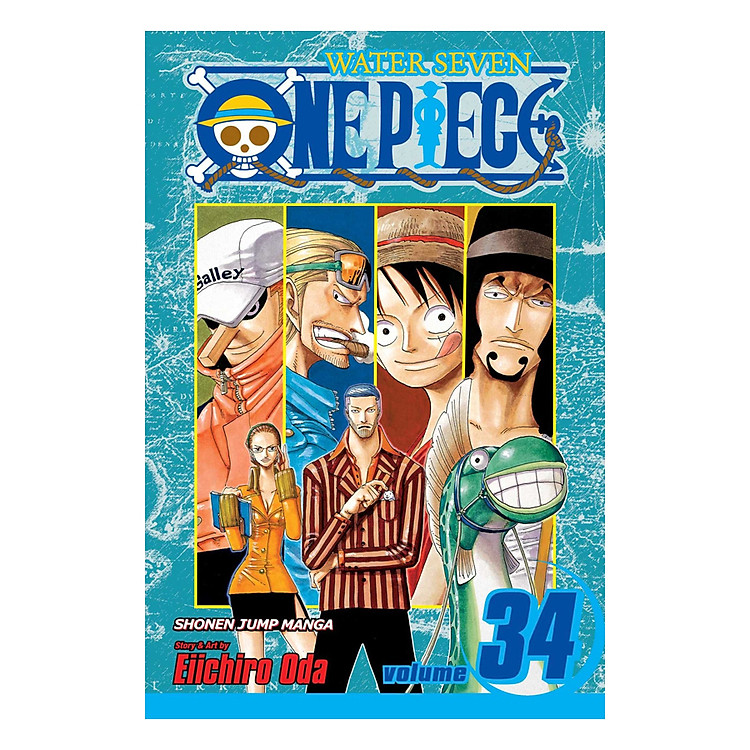 Sách One Piece 34 - Tiếng Anh