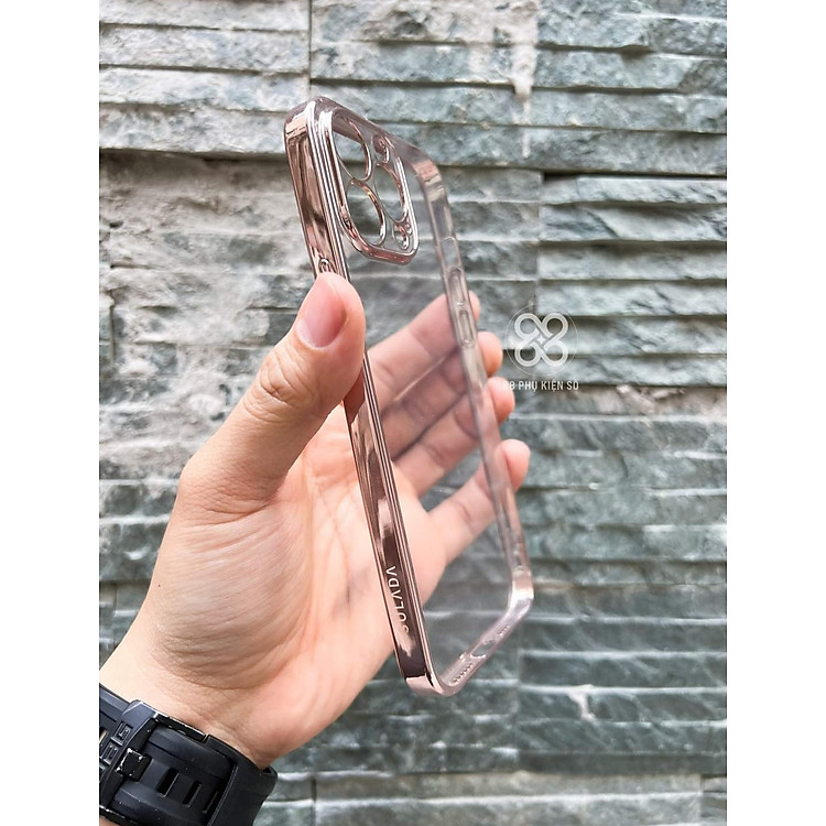 Ốp lưng Sulada viền màu bảo vệ camera dành cho iphone 14 promax - Hàng Chính Hãng