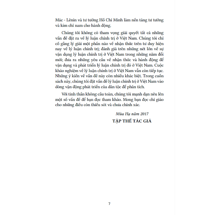 Một Số Vần Đề Lý Luận Chính Trị Ở Việt Nam - Ảnh 5