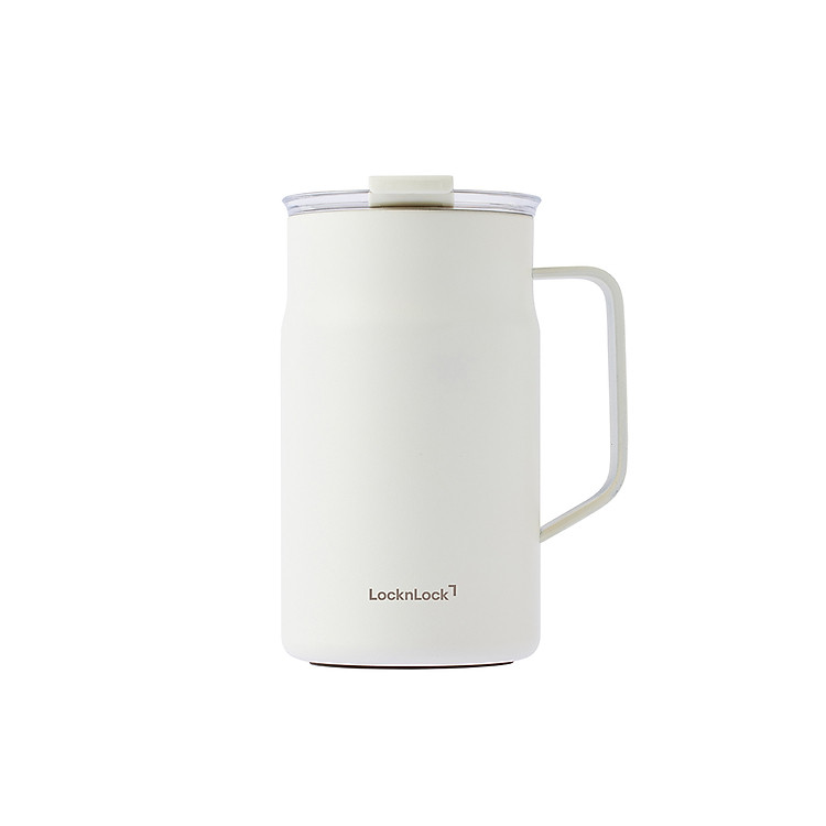 Ca giữ nhiệt LocknLock Metro Ceramic Mug LHC4282 dung tích 600ml bằng thép không gỉ phủ sứ - 4 Màu