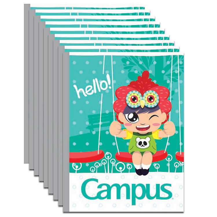 Tập Học Sinh Campus Cosplay 2 (Lốc 10 cuốn) - Mẫu Ngẫu Nhiên