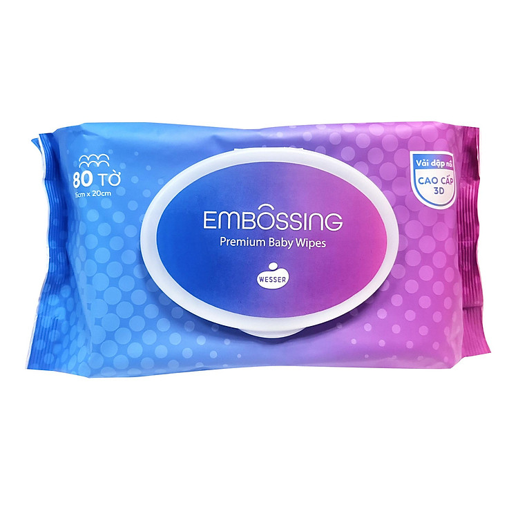 COMBO 5 GÓI KHĂN ƯỚT WESSER Chính hãng Tiết kiệm - Hình ảnh 4