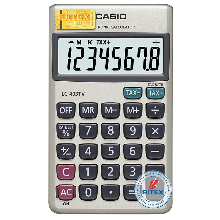 Máy Tính Casio LC-403TV Nhỏ Gọn - Ảnh 2