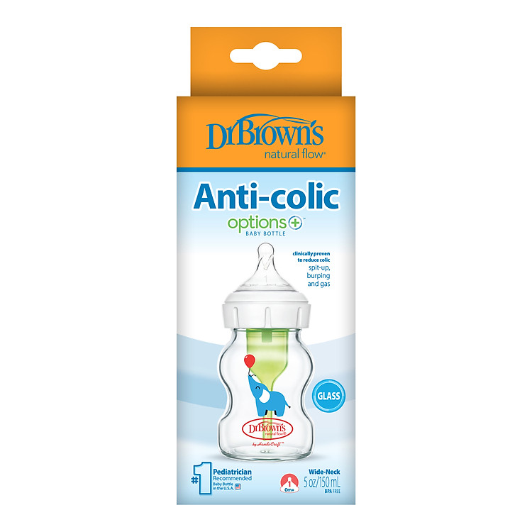 Bình sữa thuỷ tinh Dr.Brown's 150ml Đảm bảo Giá tốt - Hình ảnh 3