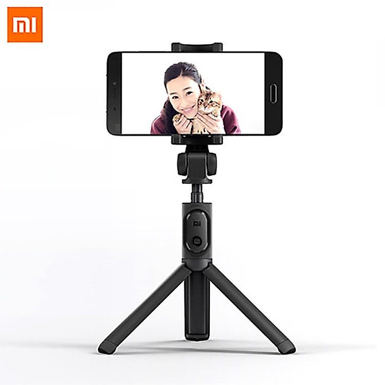 Original Xiaomi Foldable Tripod Monopod Handheld Mini Mi Phone Selfie Stick Bluetooth With Wireless Button Shutter 360 Rotation Foldable Selfie Stick For iOS/Android/Xiaomi