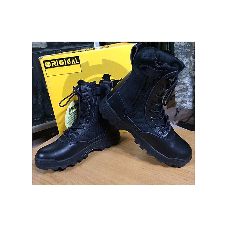 Giày Boot Nam Chiến Thuật Phong Cách Lính Mỹ Đậm Chất Quân Đội ARMY