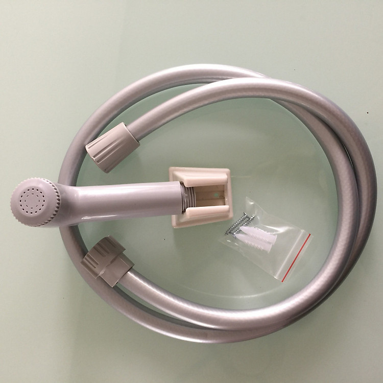 Bộ vòi xịt vệ sinh màu xám_vòi xịt nhựa ABS màu xám