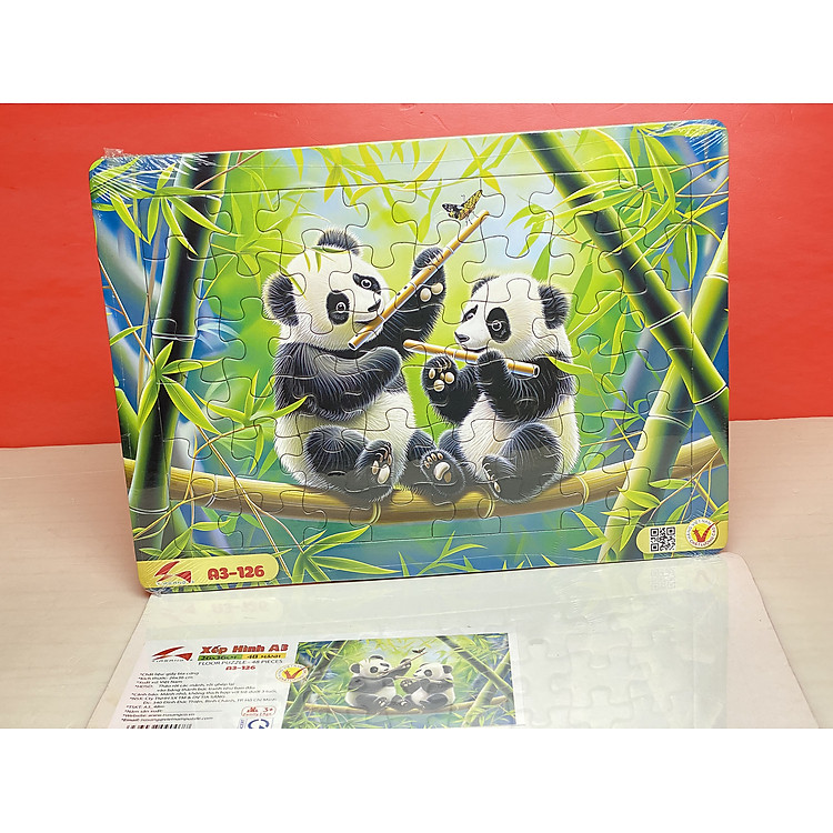 Mua Xếp hình Tia Sáng Panda 48 Mảnh Chính hãng Giá rẻ - Hình ảnh 3