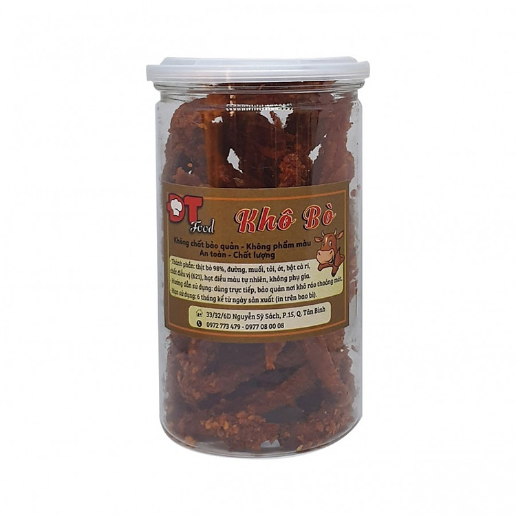 Khô Bò Cây Thượng Hạng DTfood 250g