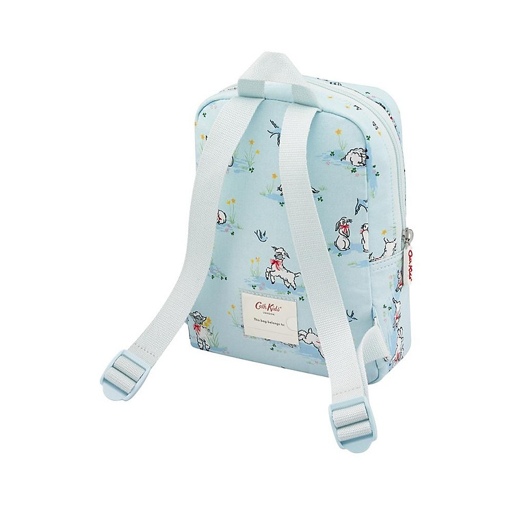 Ba lô trẻ em Kids Modern Mini Backpack Spring Bunnies and Lambs - Xanh - Ảnh 3