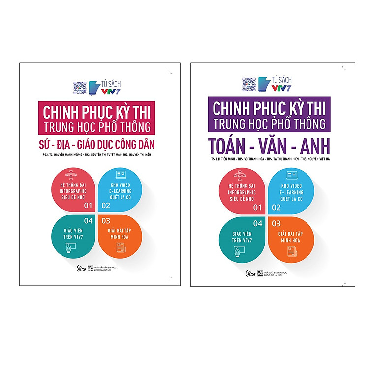 Chinh Phục Kỳ Thi Trung Học Phổ Thông: Sử – Địa – Giáo Dục Công Dân; Toán – Văn – Anh