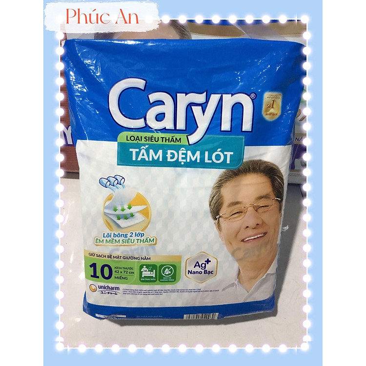 Tấm Đệm Lót Caryn Siêu Thấm 10 Miếng Chính hãng Ưu đãi