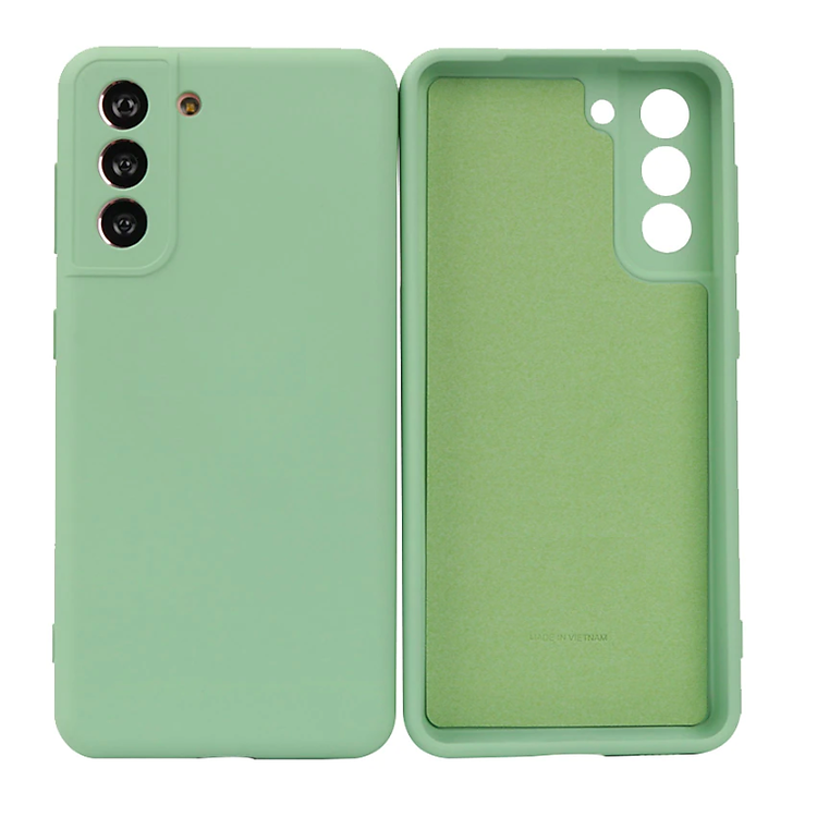 Ốp Lưng Dành Cho Samsung Galaxy S21 FE Silicone Dẻo Lót Nhung Nỉ Chống Sốc chống bẩn hạn chế bám vân tay - Hàng Nhập Khẩu