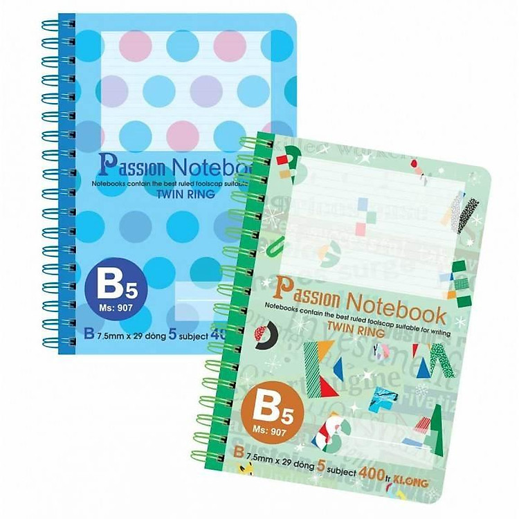 Sổ Lò Xo Kép B5 Passion Notebook (400 trang)