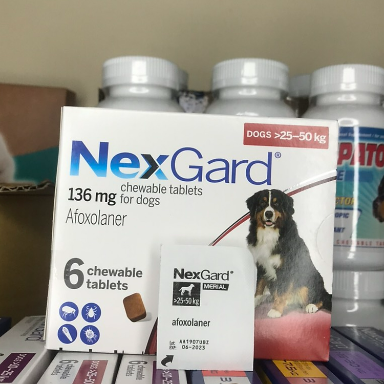Một Viên Nexgard Ve Rận Chó 25-50Kg