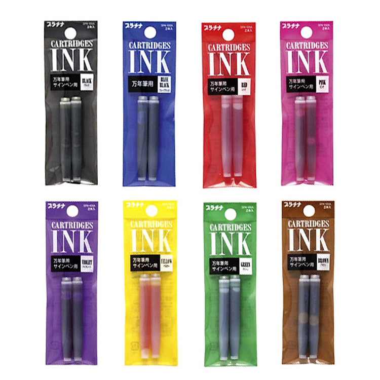 Túi Ống Mực Platinum cho Bút Preppy (10 chiếc) - Ảnh 2