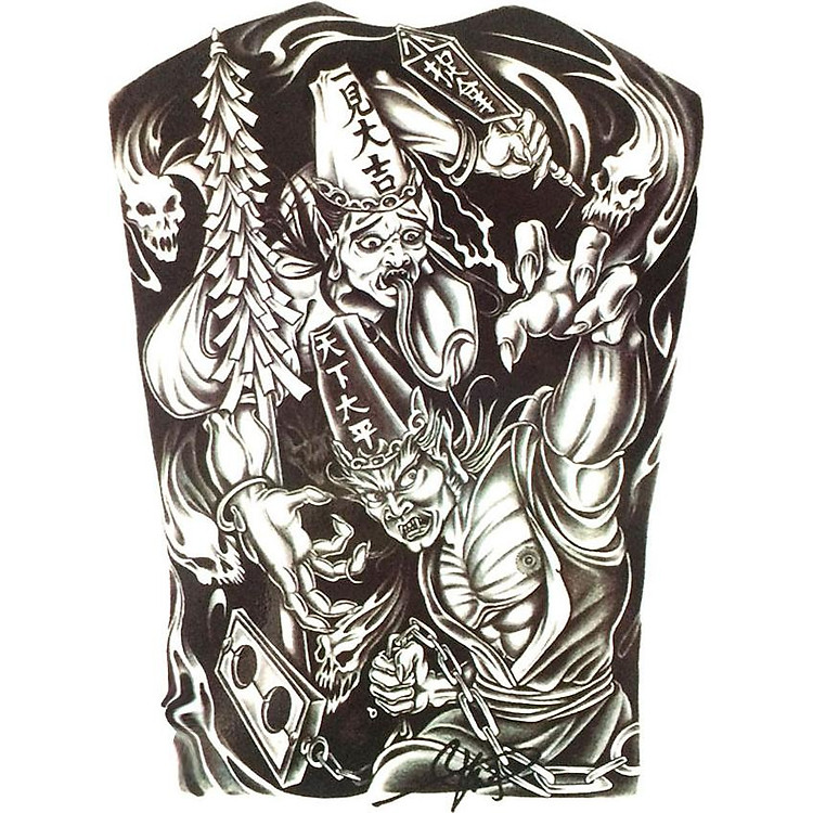 Hình Xăm Dán Quỷ Dạ Xoa QSA051