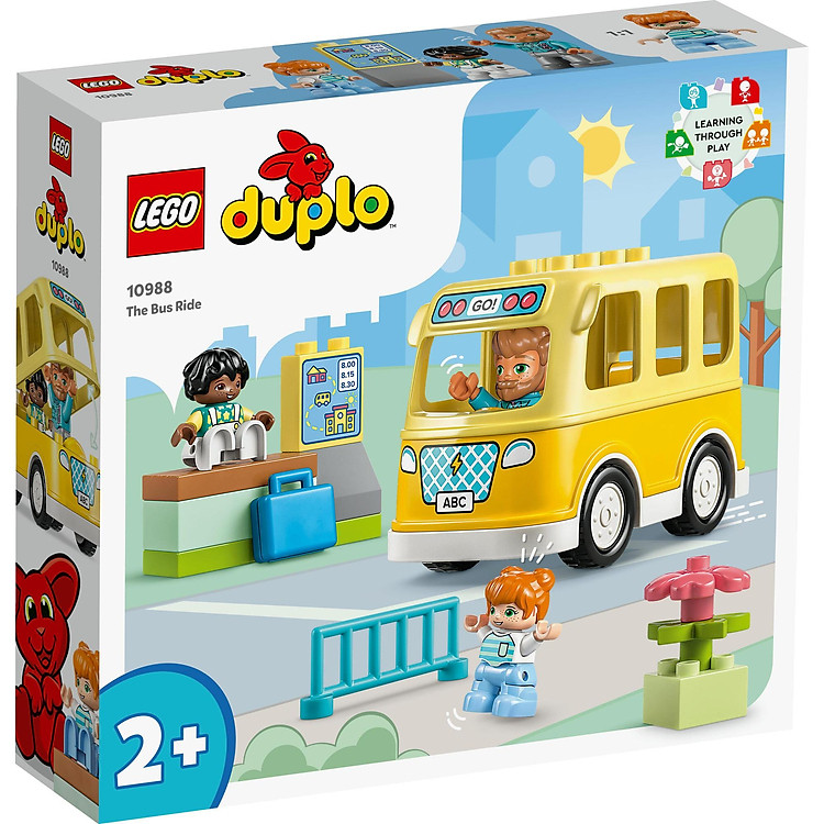 LEGO DUPLO 10988 Xe buýt di động Chính hãng Tiết kiệm - Hình ảnh 2