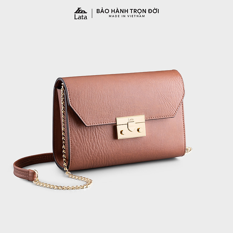 Túi Lata ( Thời trang nữ đi chơi size 20 - Túi đeo chéo da HN100 )