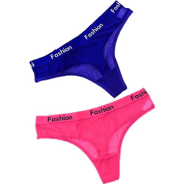Combo 2 quần lót nữ, quần lọt khe lưới thoáng mát, sexy ZBra (Màu ngẫu nhiên)