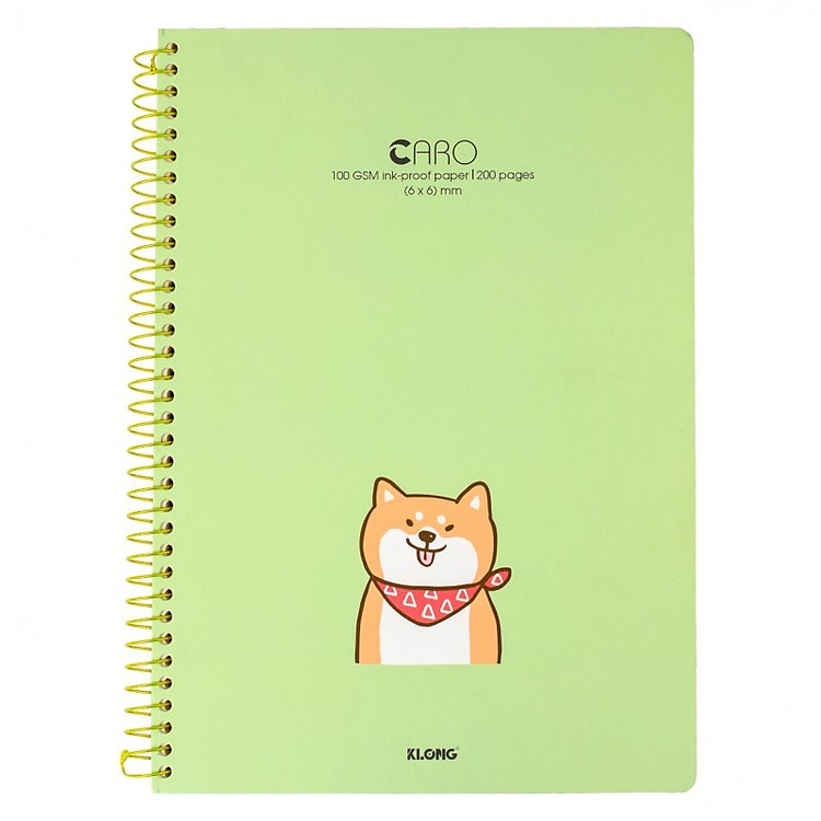 Sổ lò xo Caro (6 x 6)mm A4 Klong 590 / 591 - Sổ Caro Klong MS590 / MS591