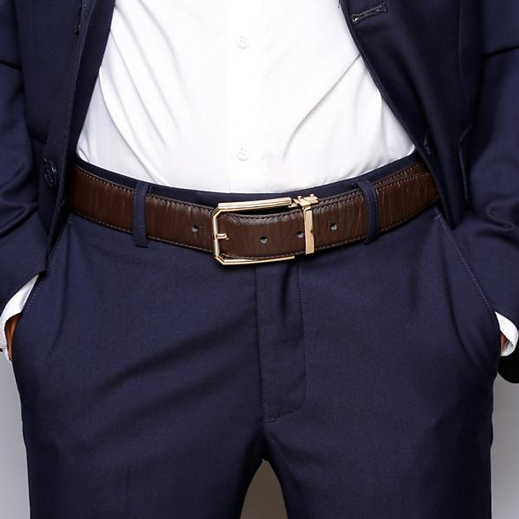 Thắt Lưng Nam Da Bò 4U T180VN - Nâu