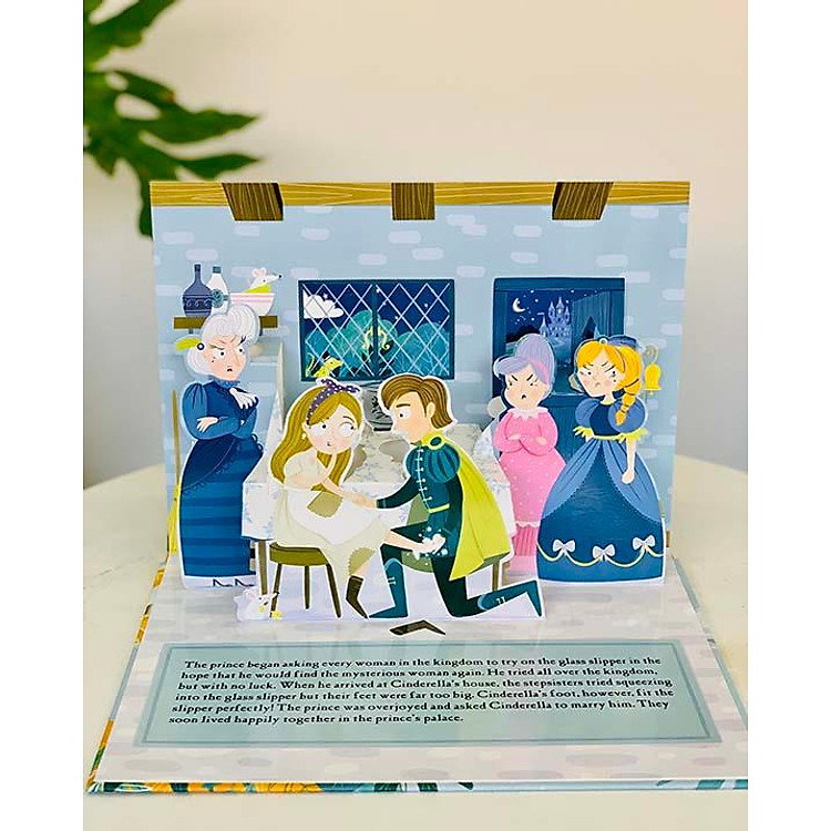 Tương Tác Thiếu Nhi Tiếng Anh - Cinderella Fairy Tale Pop Up - Ảnh 3