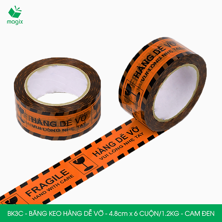 Bộ băng keo niêm phong (12 cuộn) 4.8 cm - Ảnh 4