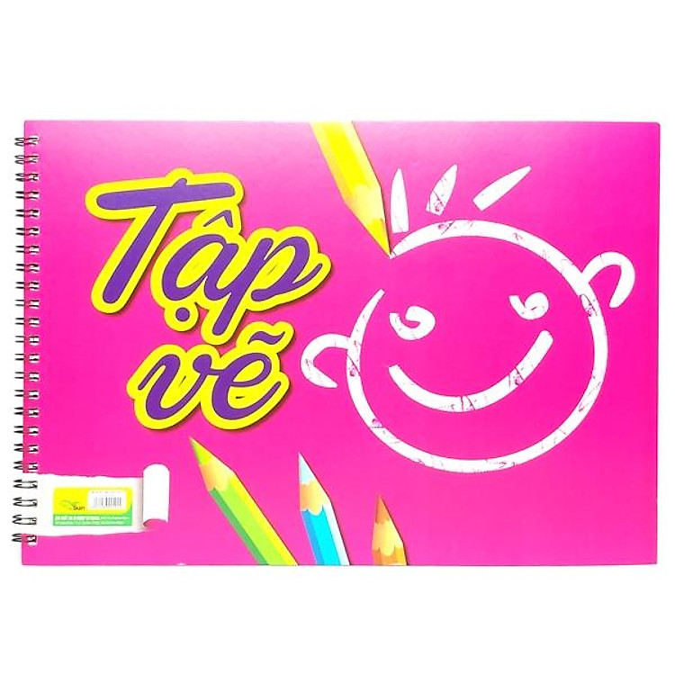 Tập Vẽ Lò Xo A4 (Giấy Vàng)