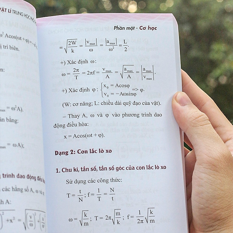 Sổ Tay Kiến Thức Trung Học Phổ Thông: Toán - Lí - Hóa - Ảnh 6