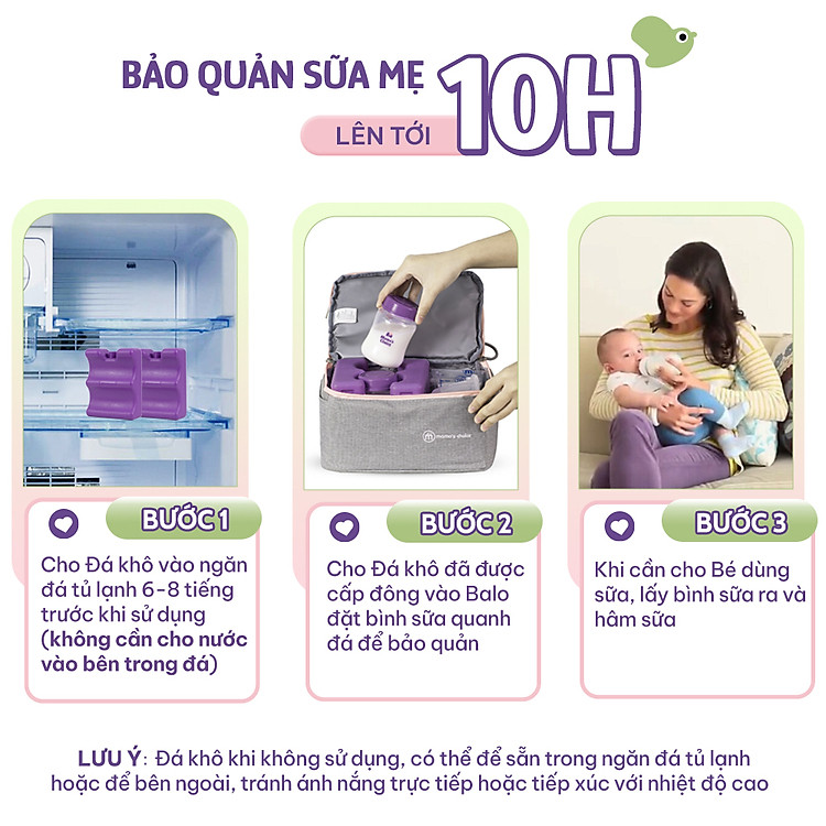 Mua Balo Giữ Nhiệt Sữa Mẹ Mama’s Choice Đảm bảo Tiết kiệm - Hình ảnh 2
