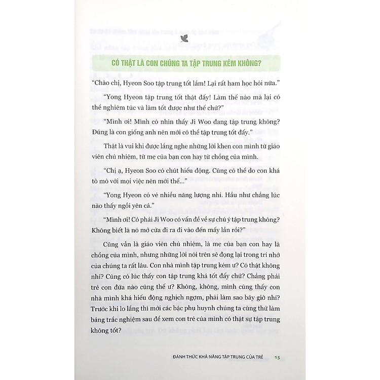Đánh Thức Khả Năng Tập Trung Của Trẻ - Ảnh 3