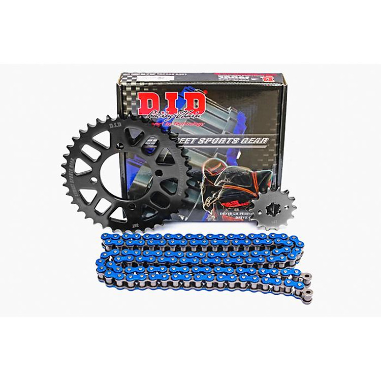 Bộ nhông-sên-dĩa DID cho Exciter 135 (Sên Xanh Dương)