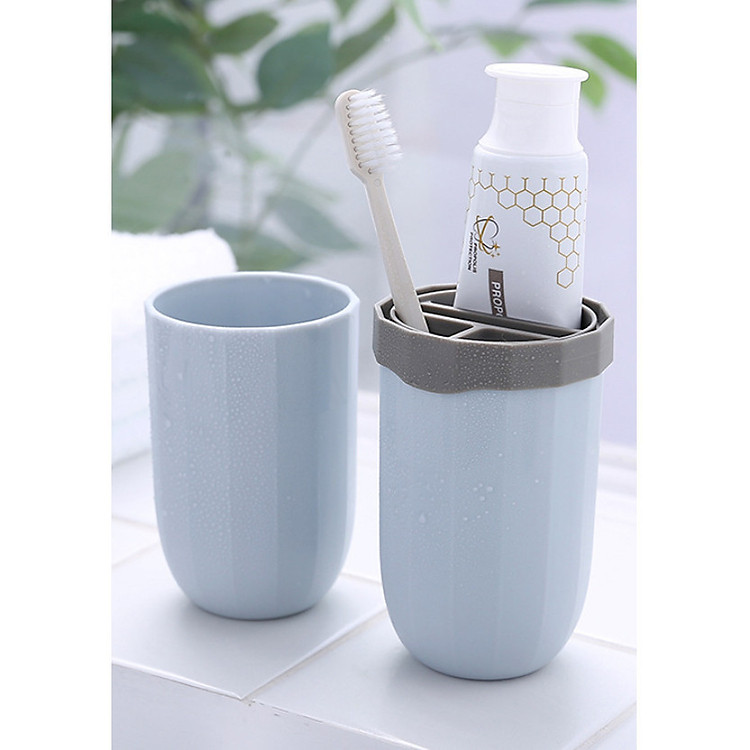 Hộp Đựng Bàn Chải Và Kem Đánh Răng + Kèm Ly (Nắp Hộp)