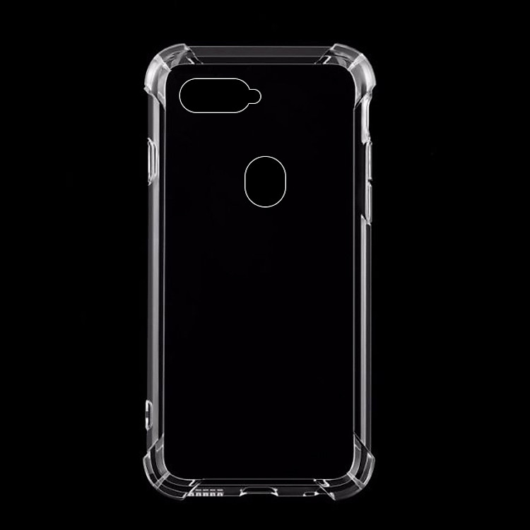 Ốp Lưng Dành Cho OPPO F9/A5S/A7 2018 Chống Sốc 4 Đầu 2020 Silicone Dẻo Trong Suốt