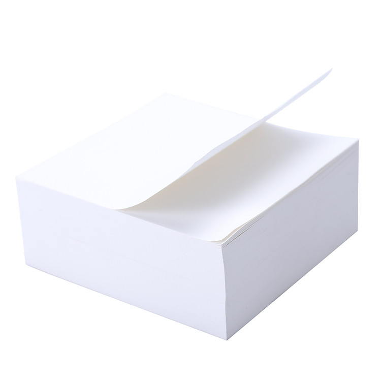 Giấy Nhắn Sticky Note Deli 98x98mm (400 tờ) – Màu Trắng/Nâu