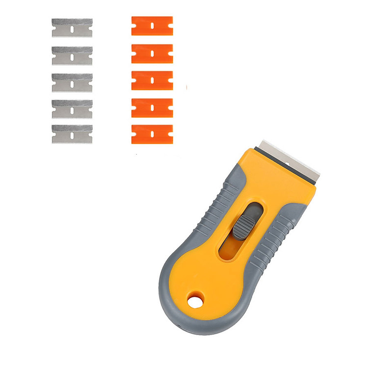 Bộ Dao Cạo Làm Sạch Bề Mặt Kèm 10 Lưỡi Dao(5 Lưỡi Kim Loại + 5 Lưỡi Nhựa)