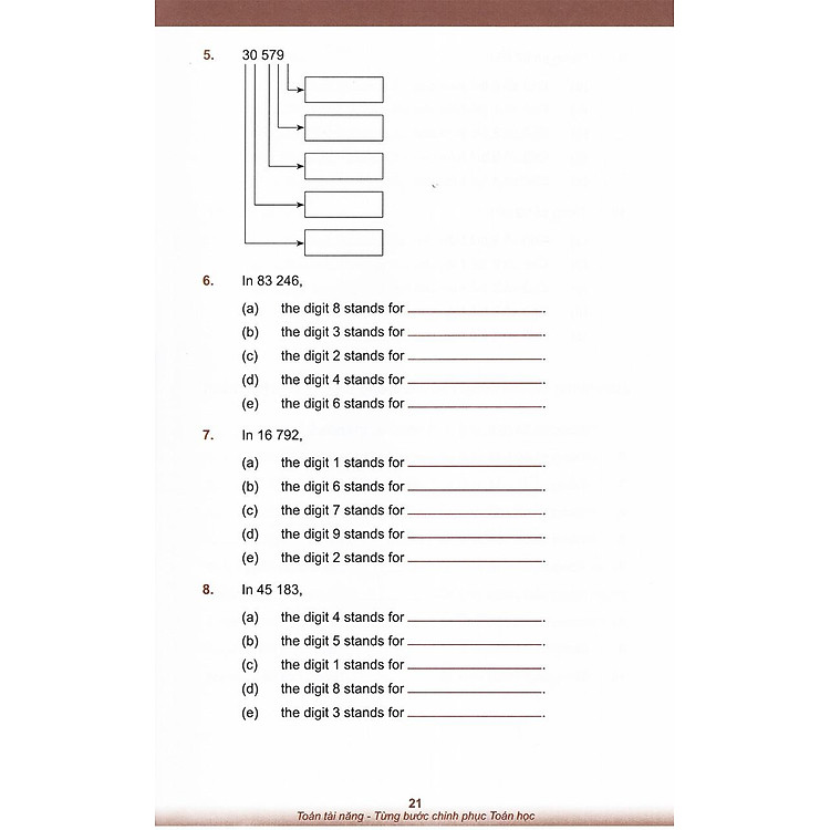 Toán Tài Năng – Từng Bước Chinh Phục Toán Học 3A (8-9 Tuổi)