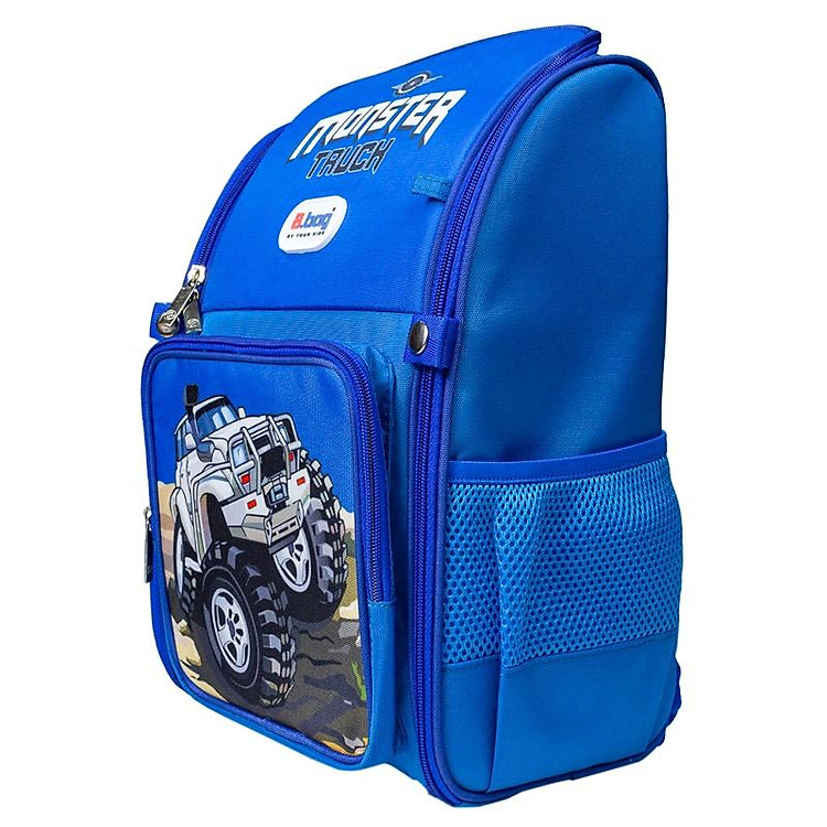 Balo B.bag Chống Gù Adventure Box-Monster Truck B-12-112 Xanh đậm - Ảnh 3
